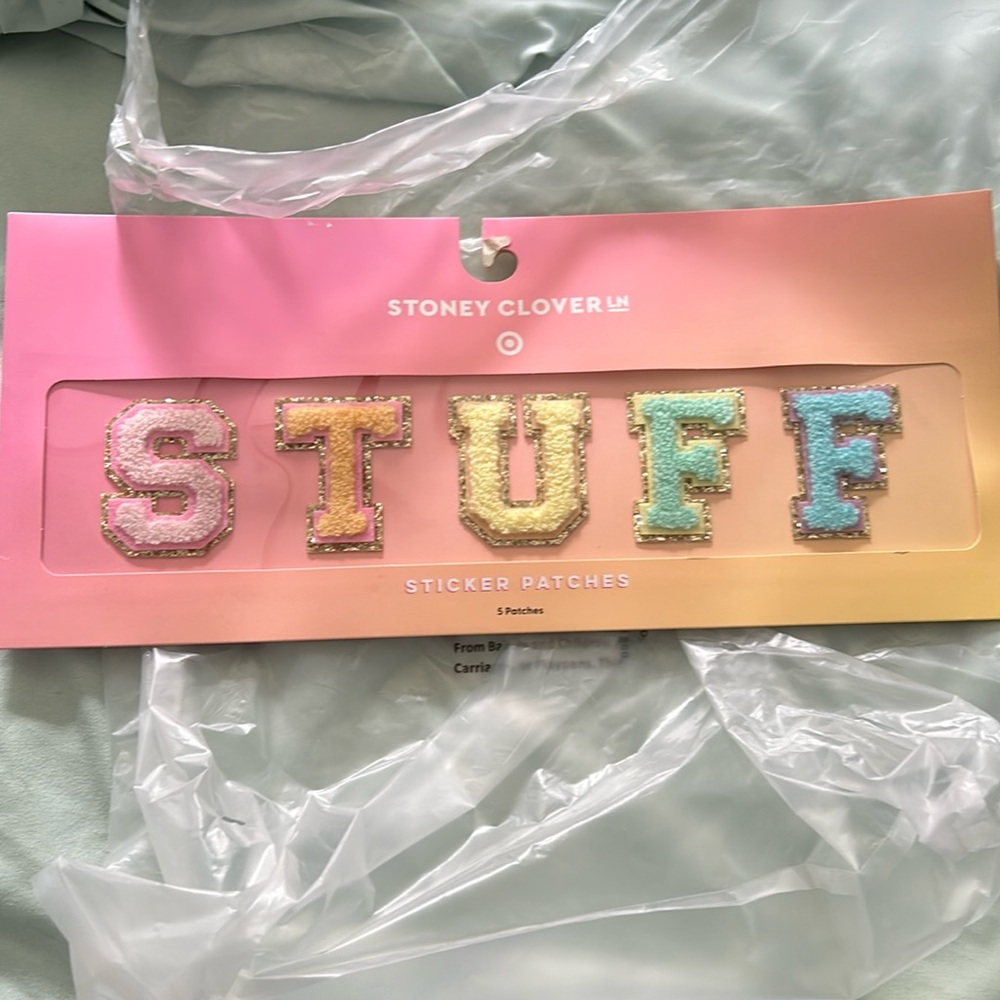 NWT Stoney Clover for Target STUFF Sticker Patches